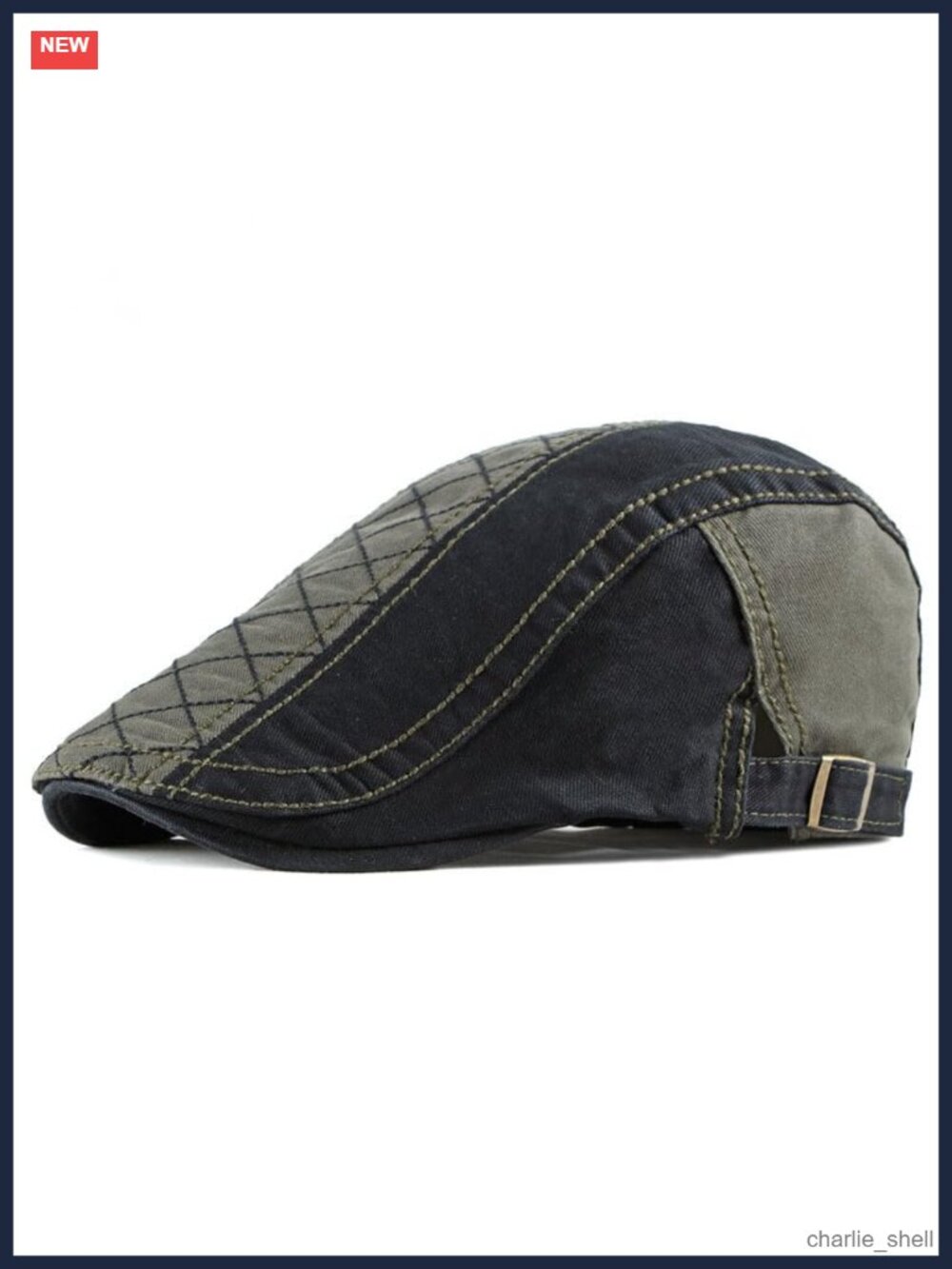 Unisex Newsboy Flat Ivy Gatsby Driving Cap Adjustable Cotton Hat